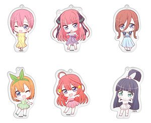 QUINTESSENT QUINTUPLETS ACRYLIC TRADING KEYCHAINS Anime Pop