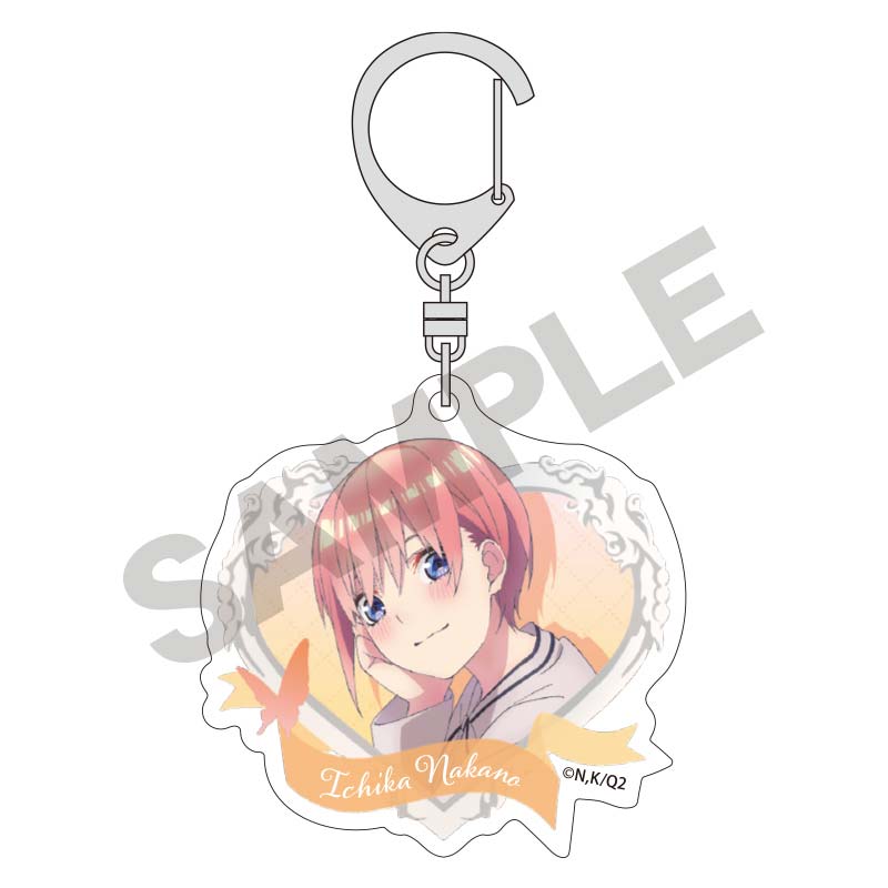 QUINTESSENTIAL QUINTUPLETS HEART FRAME ICHIKA ACRYLIC KEYCHAIN Anime Pop