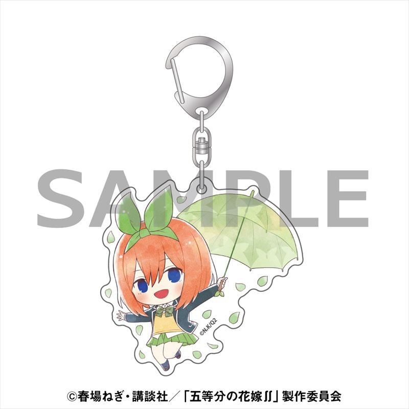 QUINTESSENTIAL QUINTUPLETS YOTSUBA NAKANO ACRYLIC KEYCHAIN Anime Pop