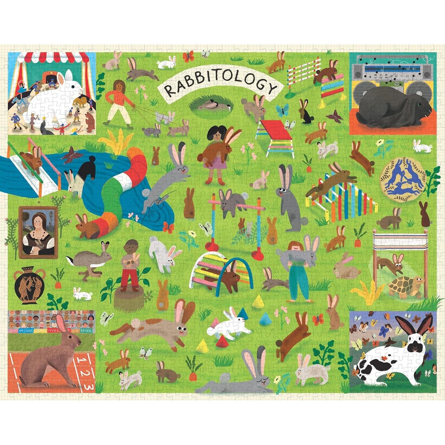 Rabbitology 1000 Piece Jigsaw Puzzle PA Press