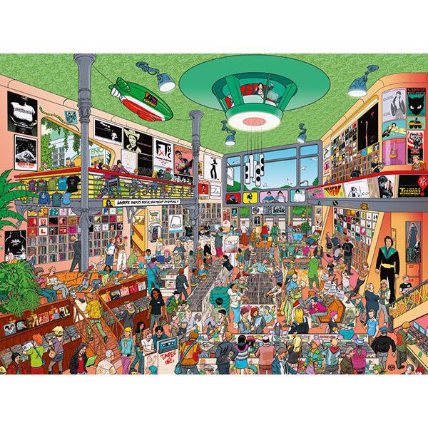 Record Store 1500 Piece Jigsaw Puzzle Heye
