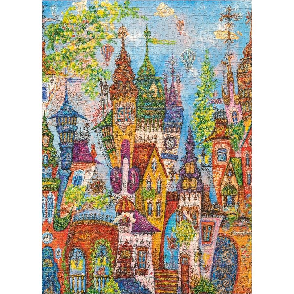 Red Arches Charming Village 1000 Piece Jigsaw Puzzle Heye Puzzle Merchant