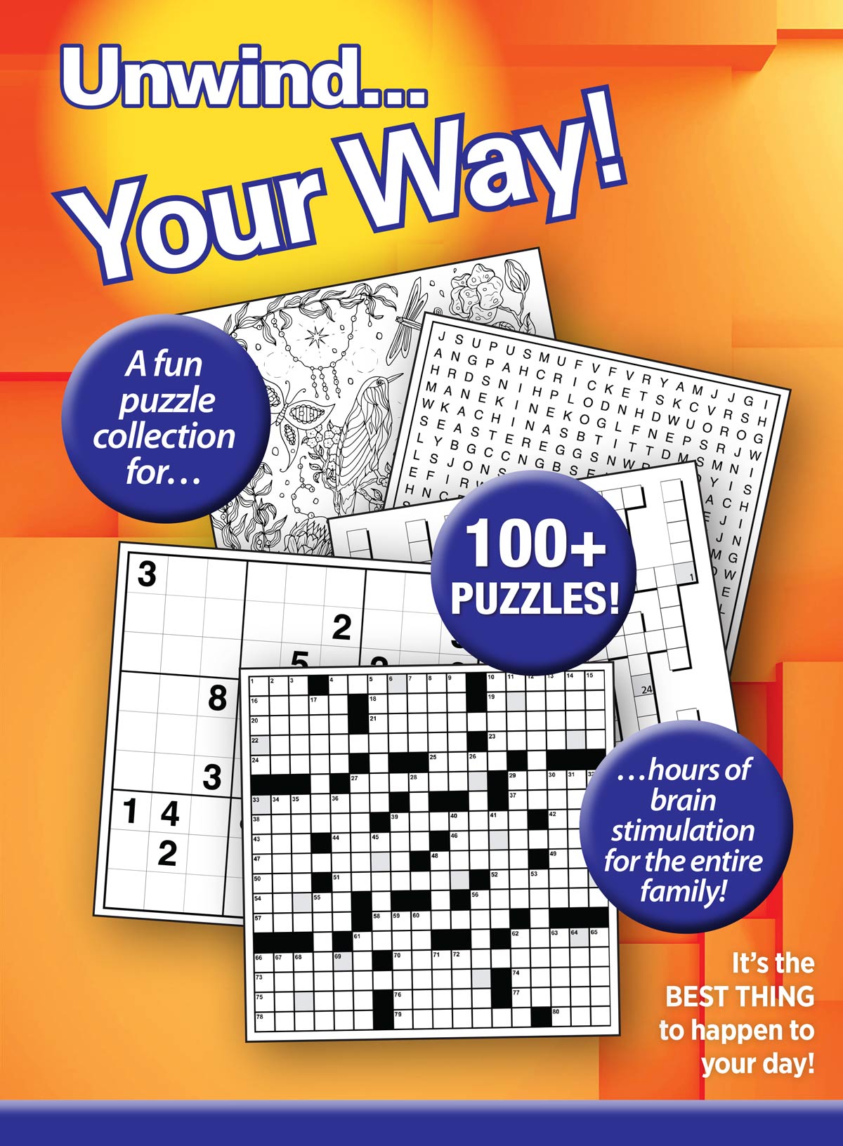 Take a Break - Variety Puzzles 25.07.25: 100+ Puzzles, Adult Activity Book, Easy & Fun Large Print Puzzles, Sudoku, Crossword, Word Search, Connect The Dots, Sharpen Your Mind & More! Magazine Shop US