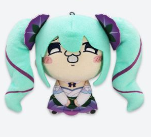 HATSUNE MIKU - MOCHIPIKO PIAPRO FURYU MINI PLUSH Mouth Open Anime Pop