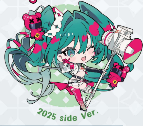 HATSUNE MIKU GT PROJECT - ACRYLIC KEYCHAIN 2025 VER. 2025 Side Ver. Anime Pop