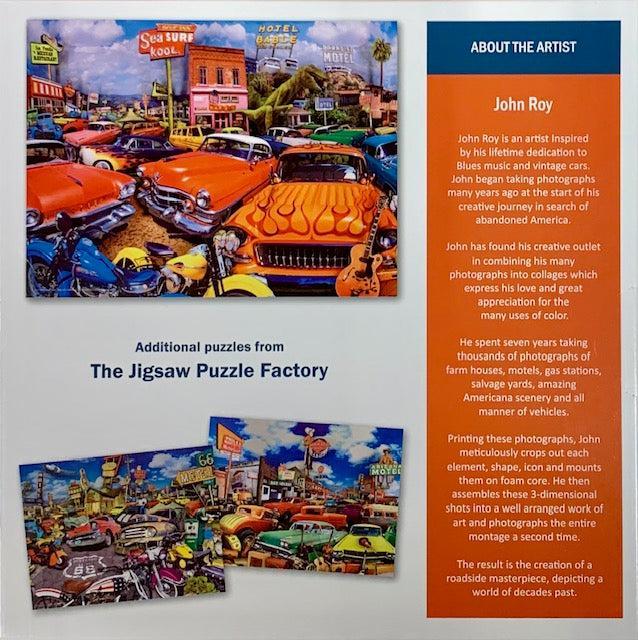 Sea Surf Drive In Classic Cars 750 Piece Jigsaw Puzzle Leap Year