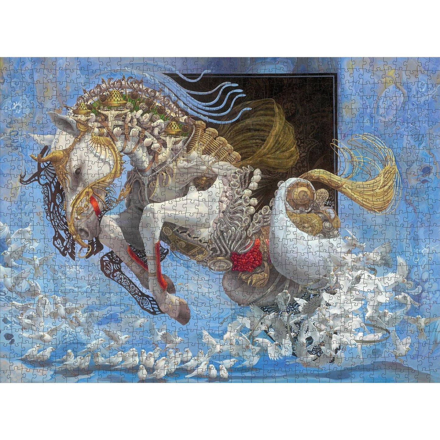 Silkworm 1000 Piece Jigsaw Puzzle Pomegranate