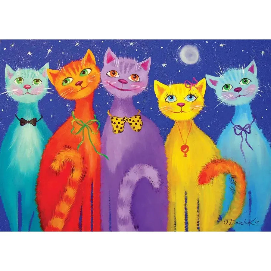 Smiling Cats 1000 Piece Jigsaw Puzzle Enjoy
