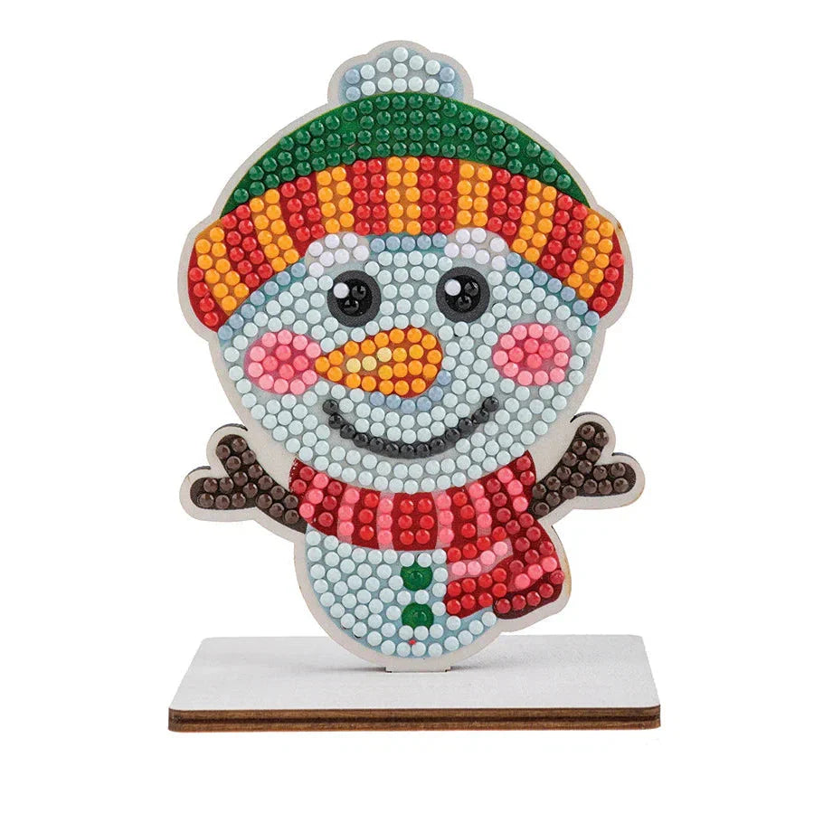 Snowman Crystal Art Festive Buddies Kit Craft Buddy Puzzle Merchant