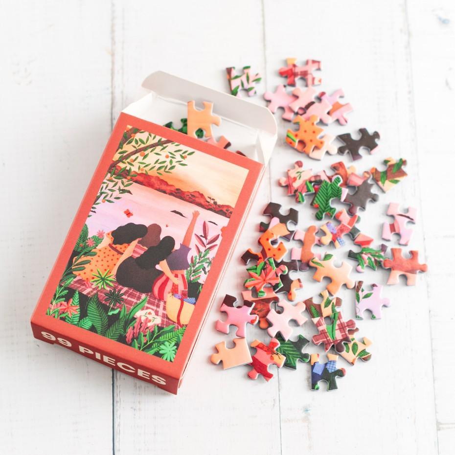Soirée D'été (Summer Evening) 99 Piece Mini Jigsaw Puzzle Trevell