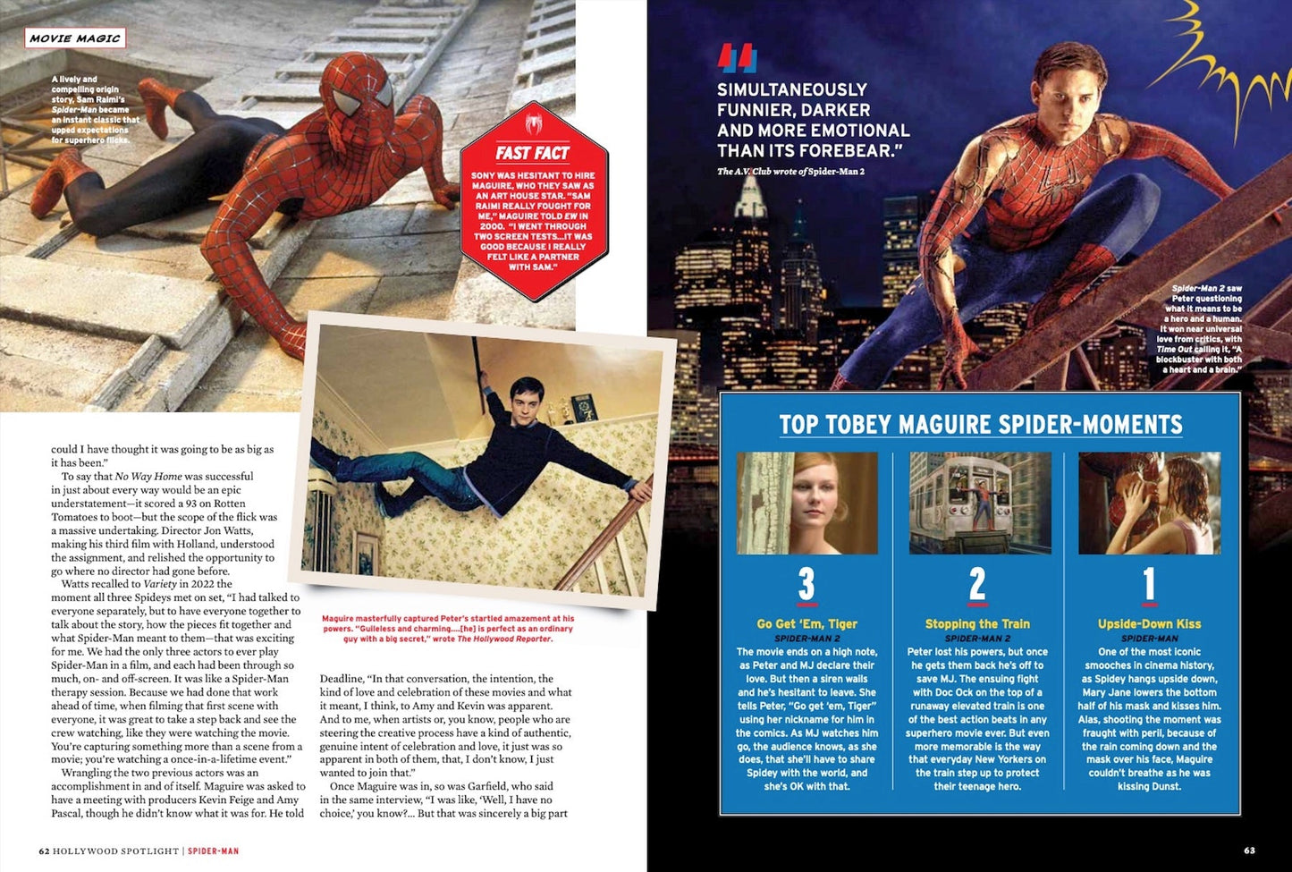 Hollywood Spotlight - The Ultimate Guide to Spider-Man: The Spider-Verse, All the Movies, TV Shows, Comics, Behind the Scenes Secrets, Plus What's Next for the World's Favorite Web-Slinger Magazine Shop US