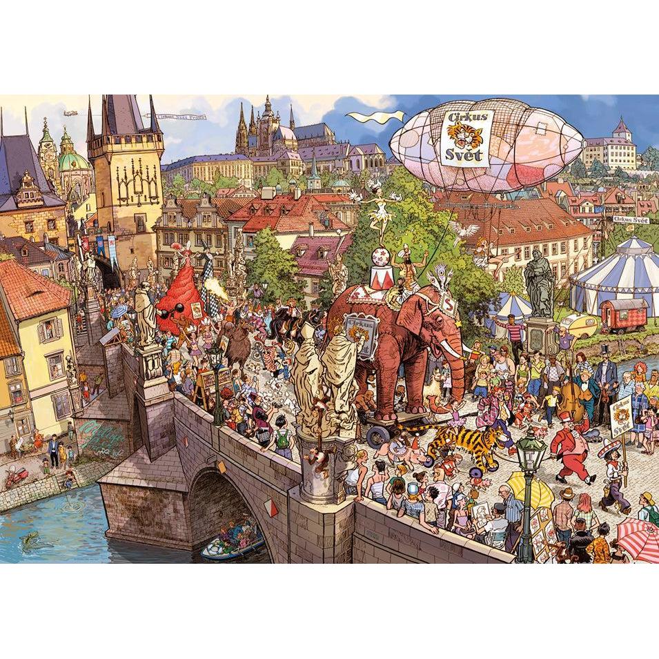 Street Parade Circus 2000 Piece Jigsaw Puzzle Heye
