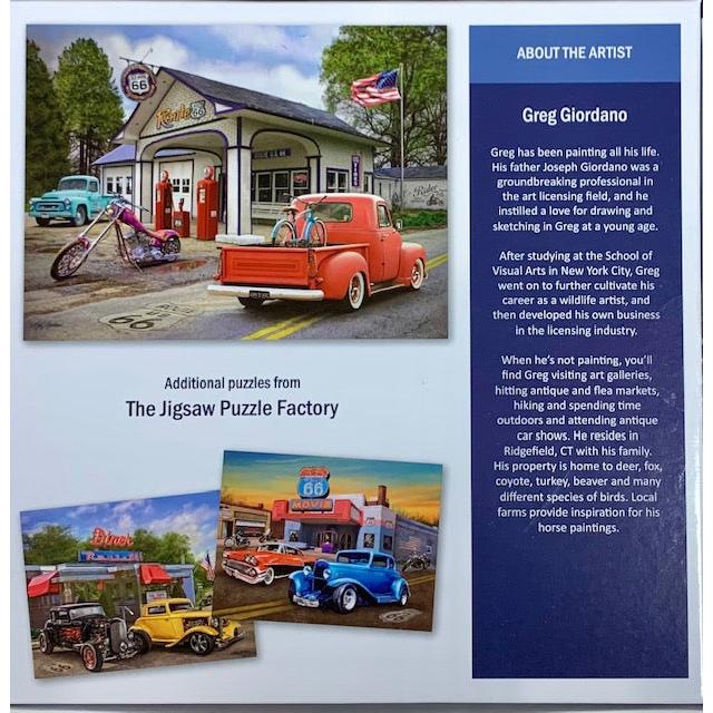 Summer Fill Up Nostalgic America 500 Piece Jigsaw Puzzle Leap Year