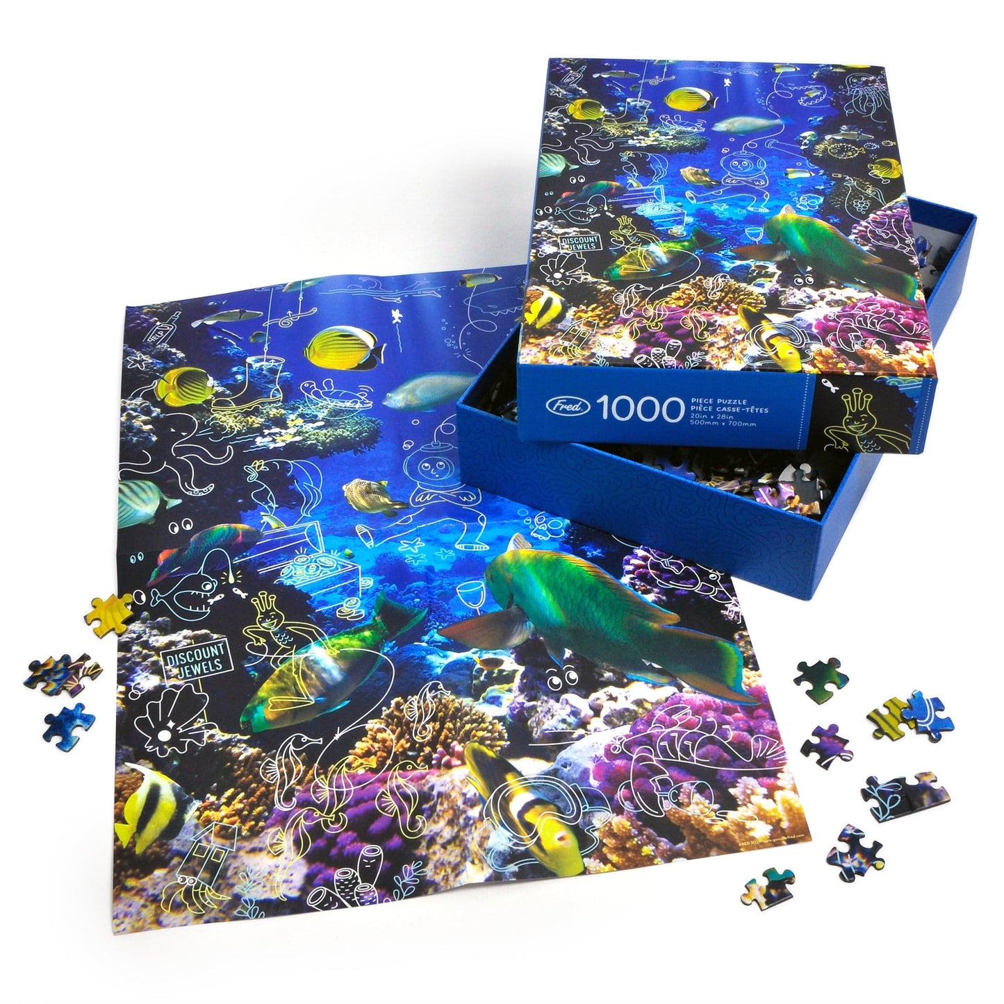 Swap Meet Under the Sea 1000 Piece Jigsaw Puzzle Fred