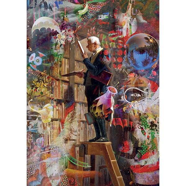 The Bookworm Rebrush 1000 Piece Jigsaw Puzzle Heye