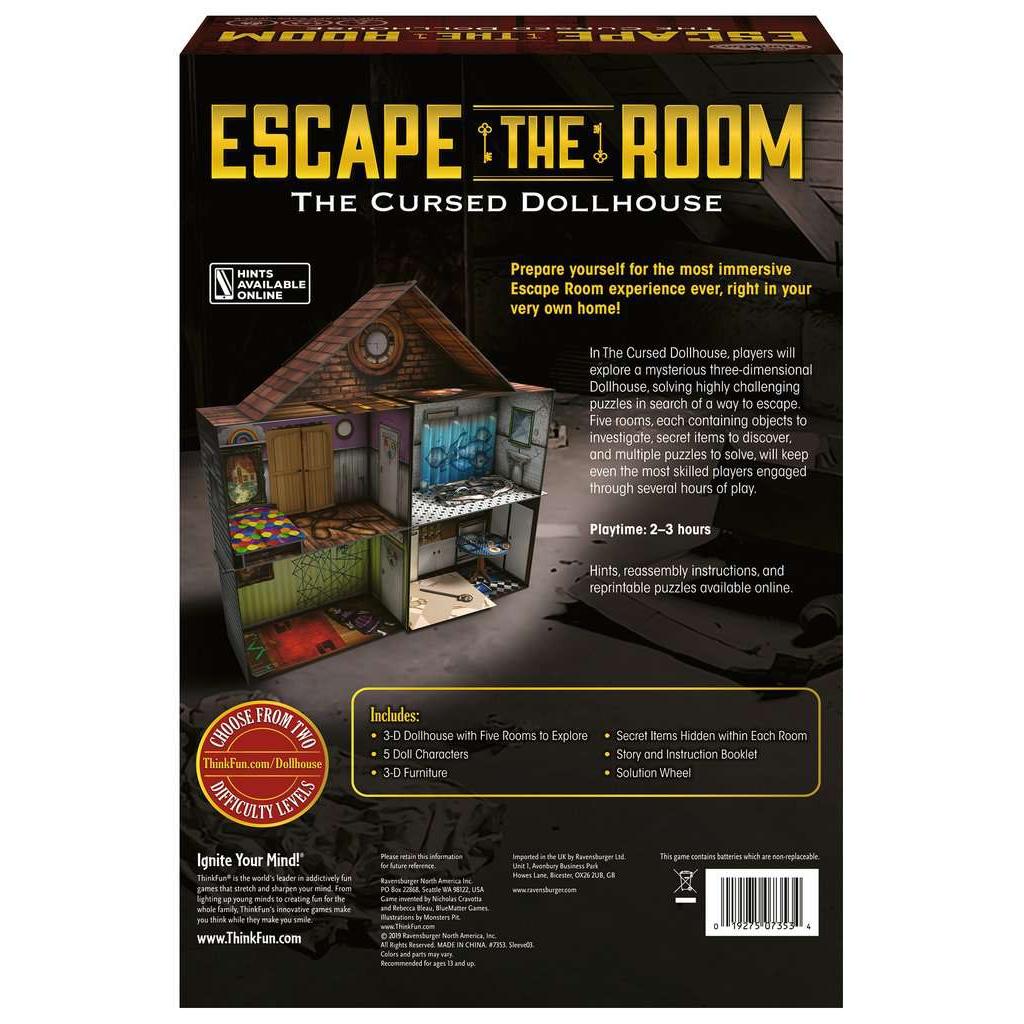 The Cursed Dollhouse - Escape the Room Game - Ravensburger