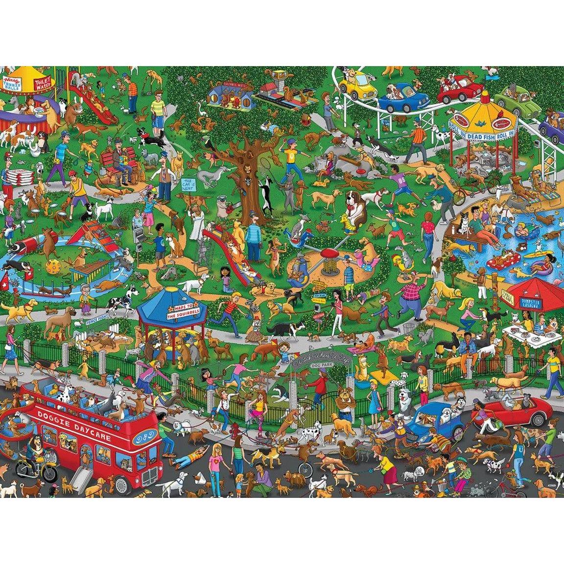 The Dog Park 1000 Piece Jigsaw Puzzle Springbok