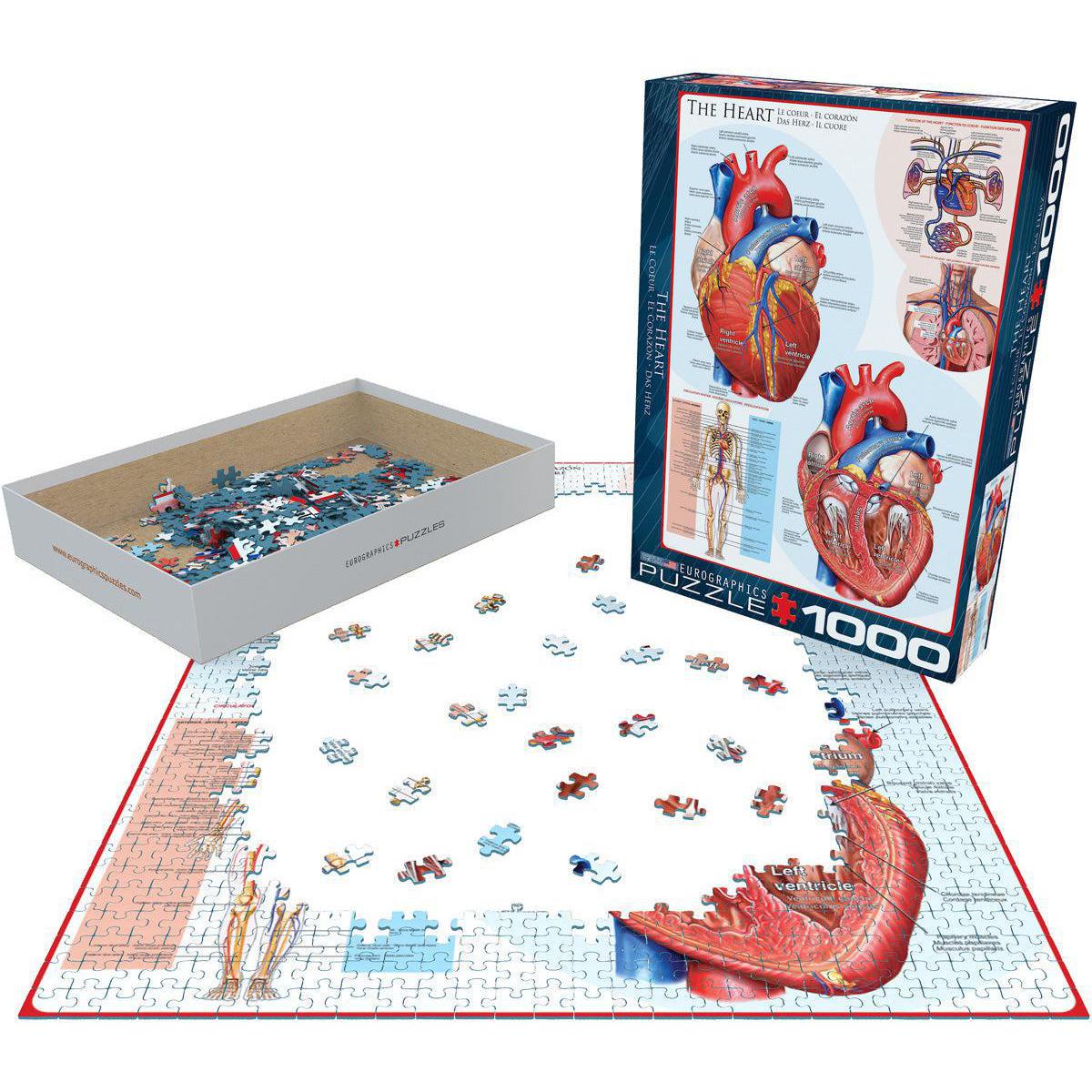 The Heart 1000 Piece Jigsaw Puzzle Eurographics