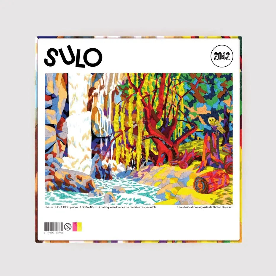 The Waterfall By Simon Roussin 1000 Piece LE Jigsaw Puzzle Sulo