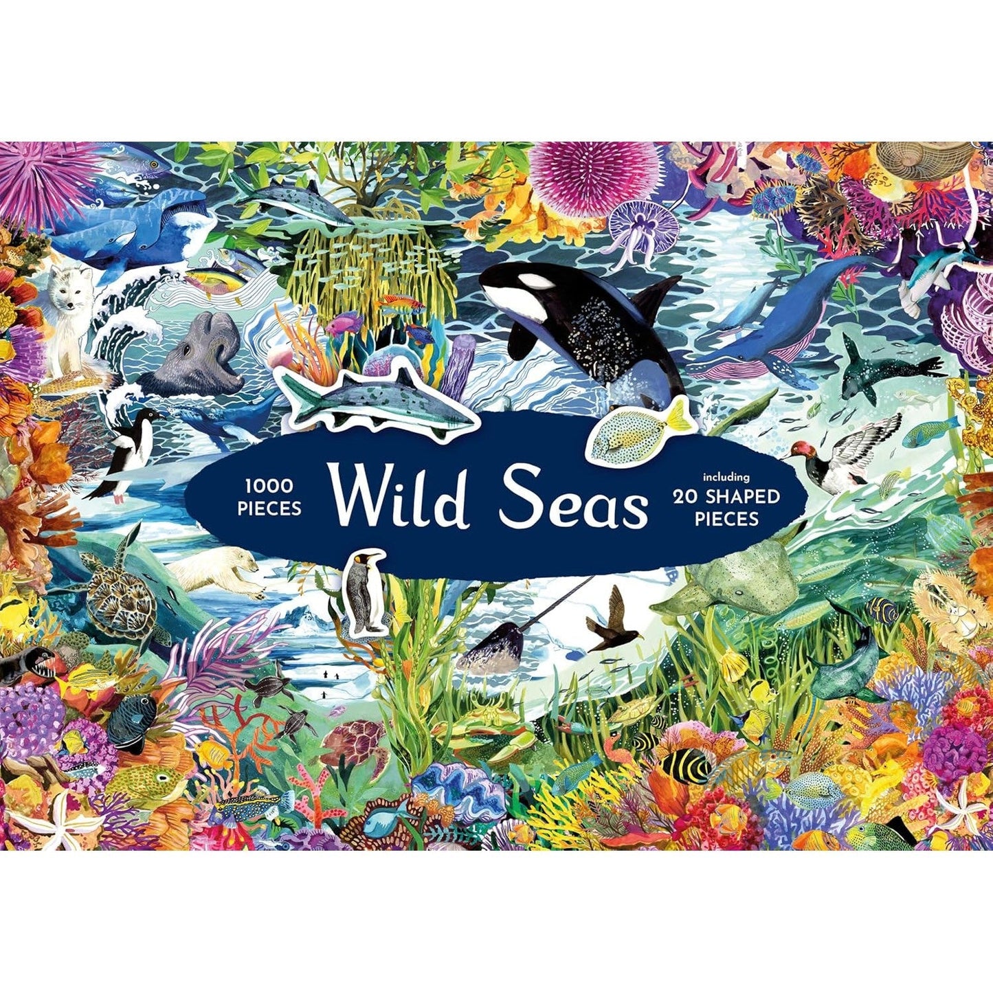 Wild Seas 1000 Piece Jigsaw Puzzle Laurence King Puzzle Merchant