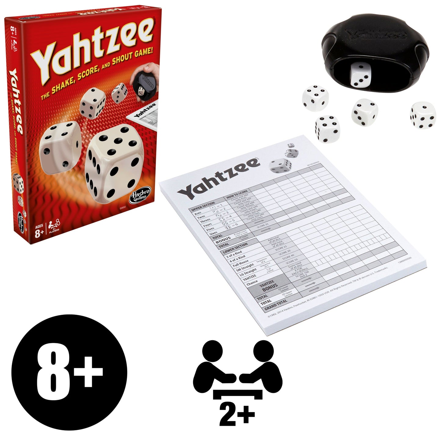 YAHTZEE Classic Board Game Collectors Row