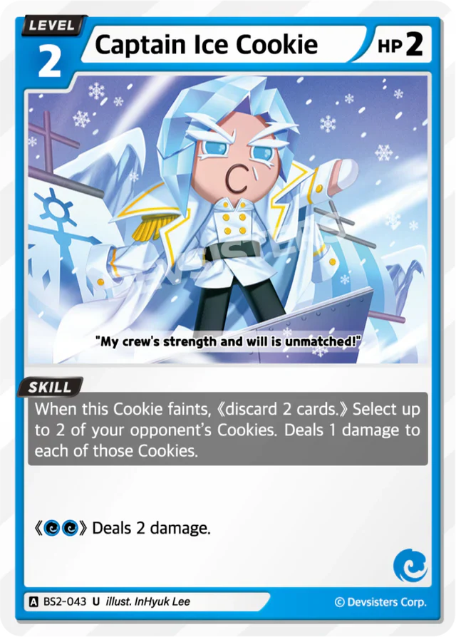 Captain Ice Cookie BS2-043 U | Uncommon Card