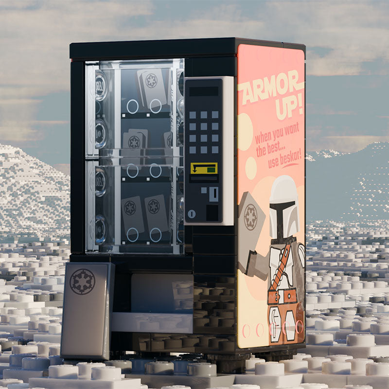 Mando Beskar Vending Machine Building Set - B3 Customs B3 Customs