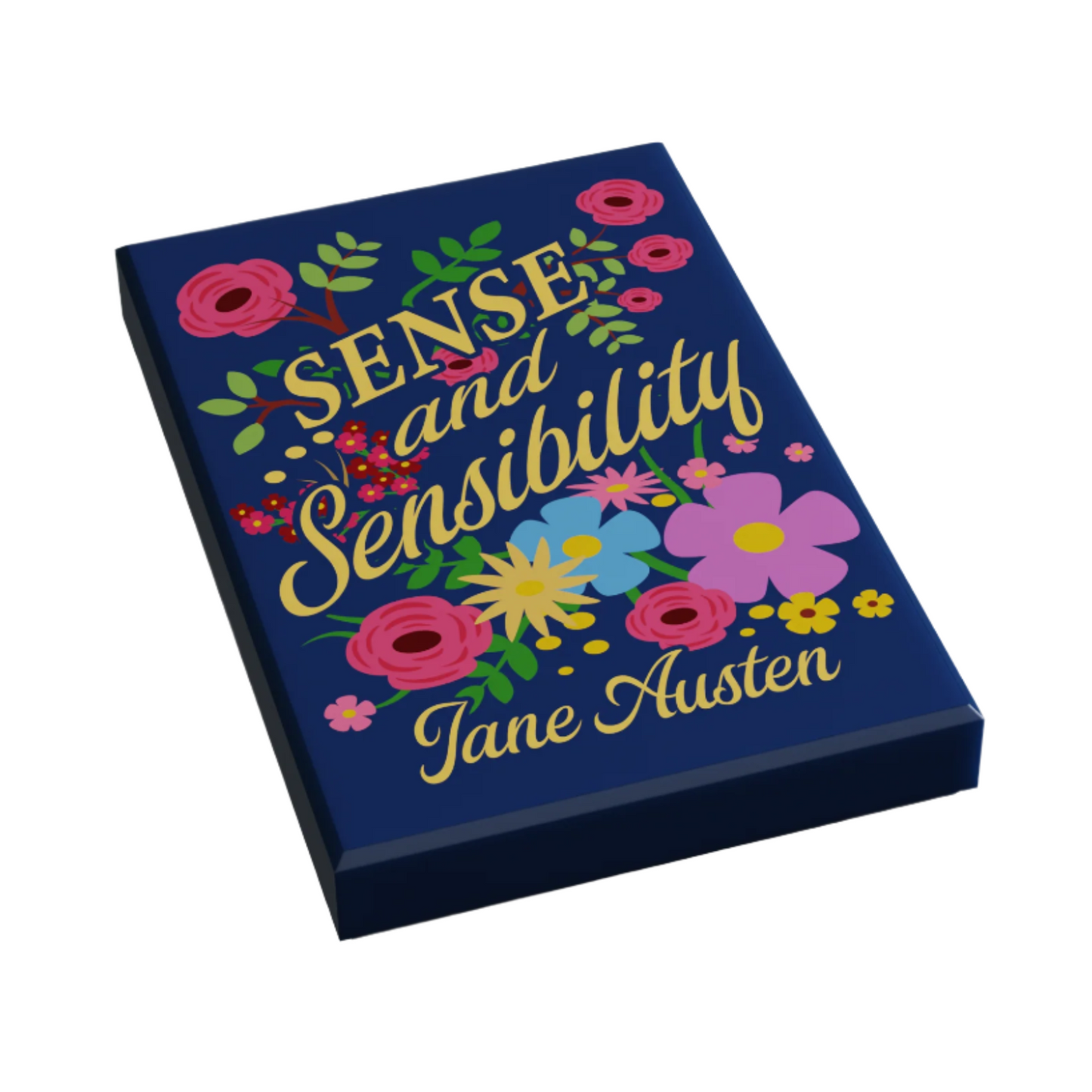 Sense & Sensibilities Book (2x2 Tile) made using LEGO part - B3 Customs B3 Customs