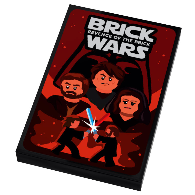 Brick Wars: Revenge of the Brick (EP. 3) Movie Tile Cover (2x3 Tile) B3 Customs