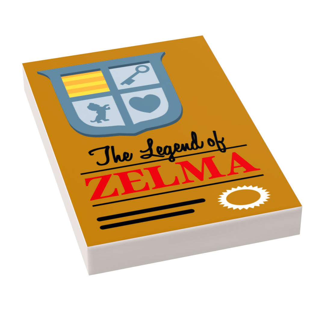 Zelma Classic Video Game Cover (2x3 Tile) made using LEGO parts - B3 Customs B3 Customs
