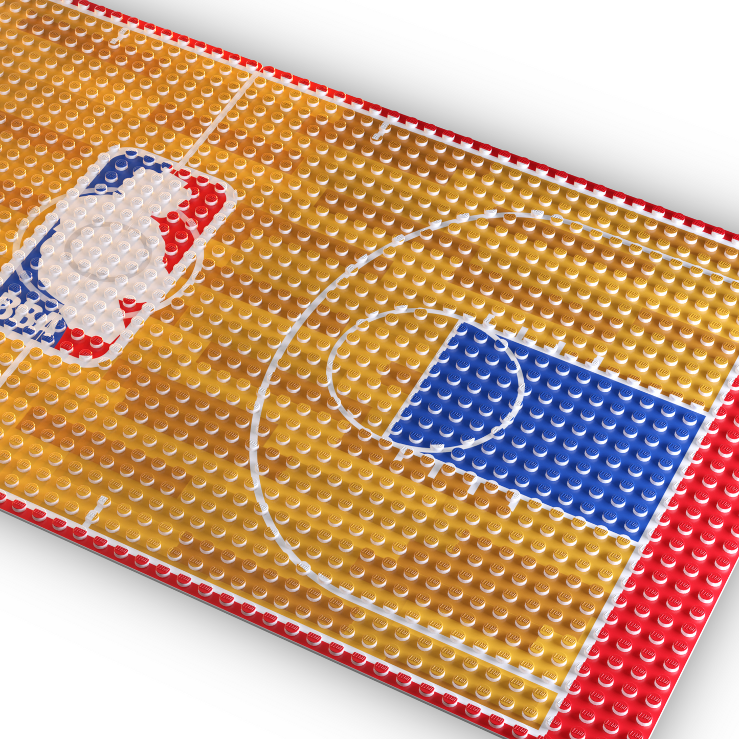 Basketball Court Baseplates made with LEGO parts B3 Customs