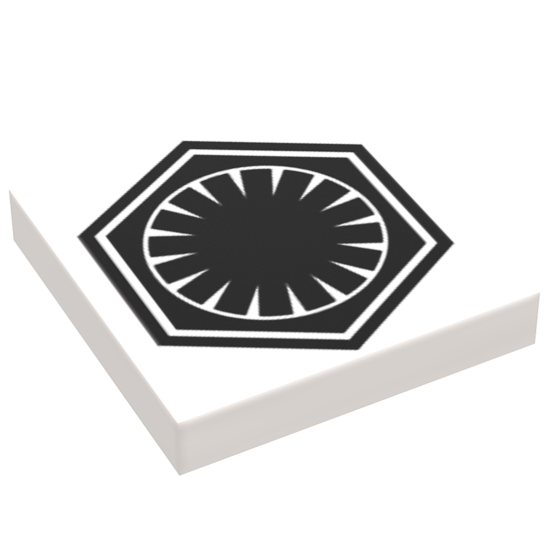 SW First Order Faction - B3 Customs Printed 2x2 Tile made using LEGO part B3 Customs