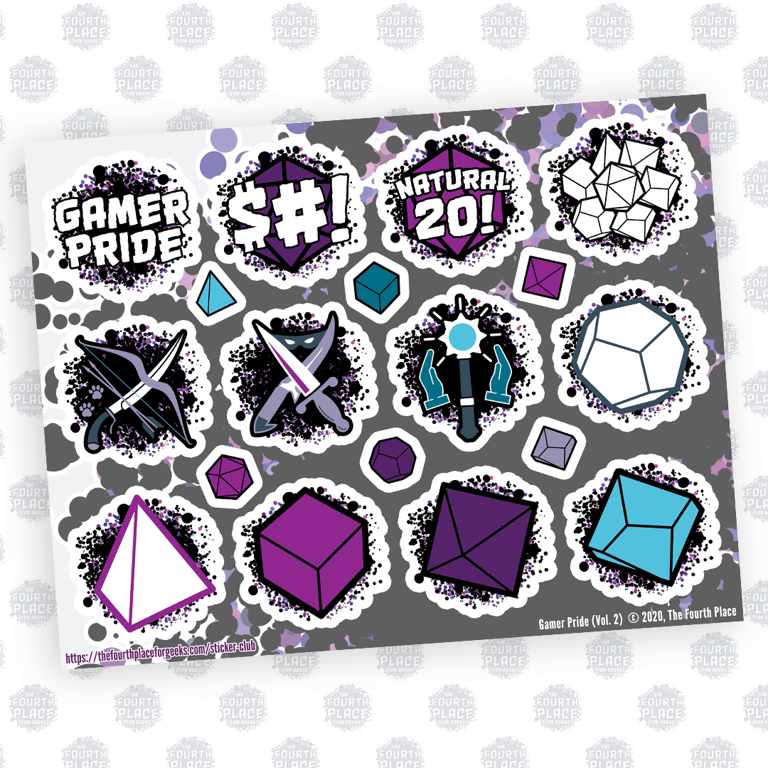 Gamer Pride (Vol. 2) Stickers The Fourth Place