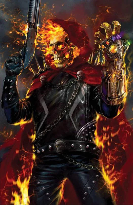 GHOST RIDER: FINAL VENGEANCE #2 (LUCIO PARRILLO EXCLUSIVE VIRGIN VARIANT)(1ST RED HOOD GHOST RIDER) COMIC BOOK Fandom Comic Shop