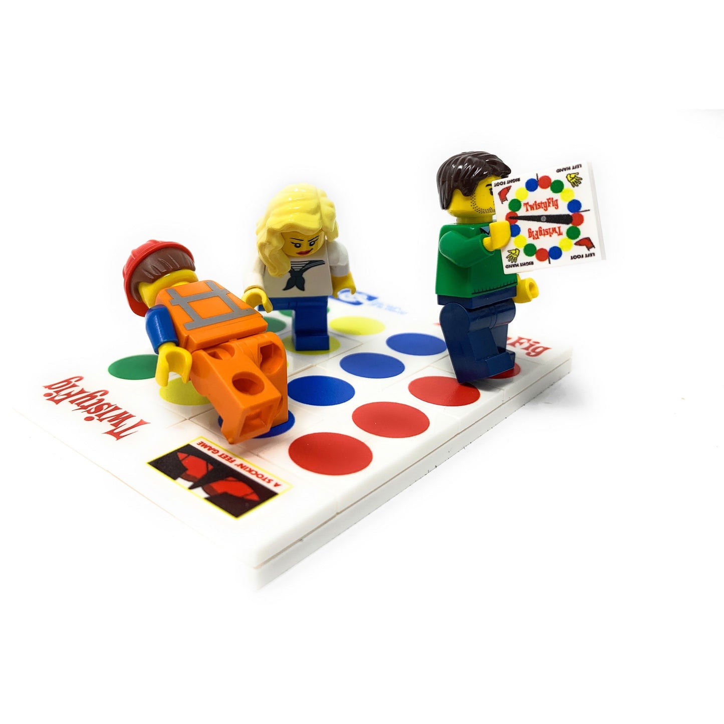 TwistyFig Minifig Board Game Building Set made using LEGO parts B3 Customs
