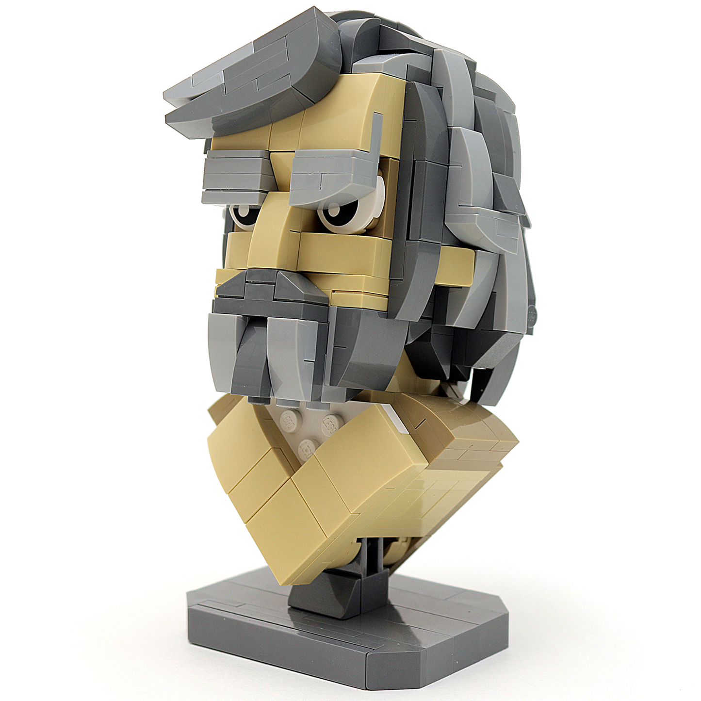 Custom LEGO Star Wars Last Jedi Luke Skywalker Bust made using LEGO ® parts B3 Customs