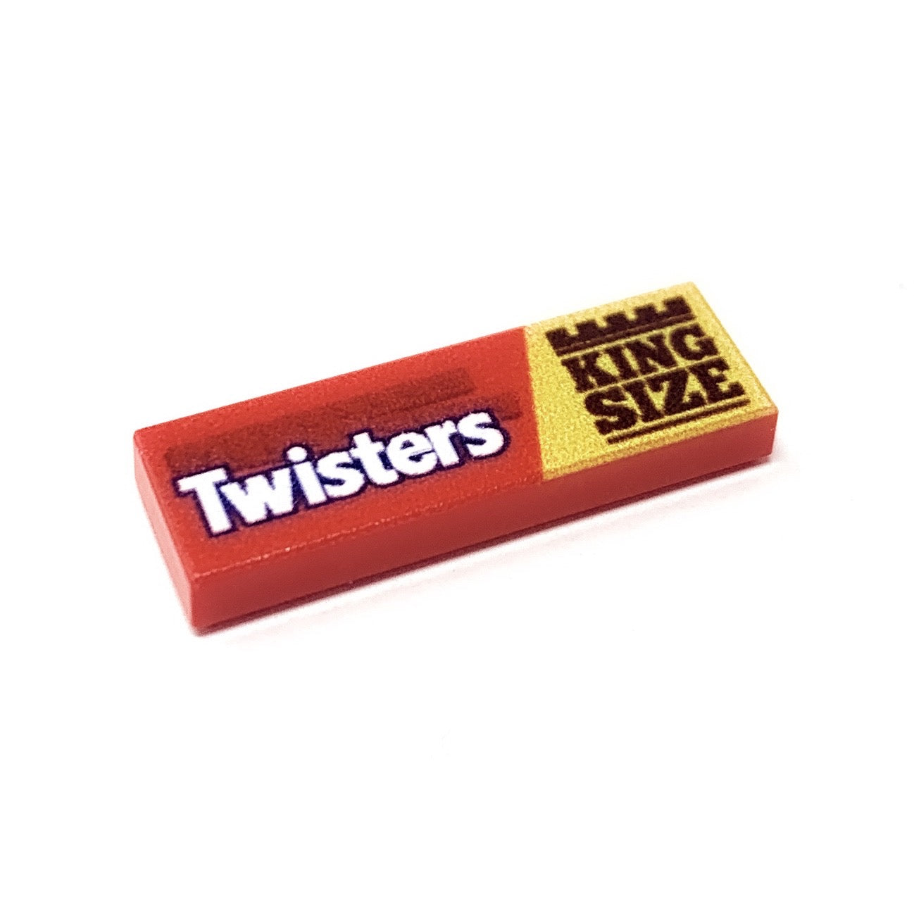 Twisters Candy (King Size) - Custom Printed 1x3 Tile made using LEGO part - B3 Customs B3 Customs