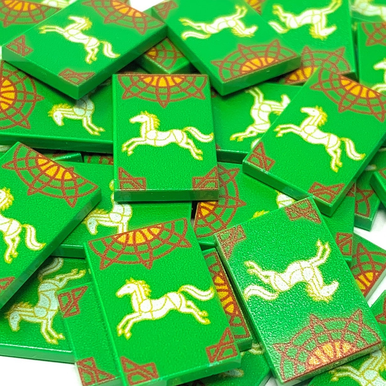 Rohan Banner (LOTR) - B3 Customs Printed 2x3 Tile B3 Customs