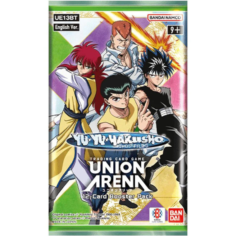 Union Arena Yu Yu Hakusho Ghost Files UE13BT Booster Pack - Bandai TCG Super Anime Store