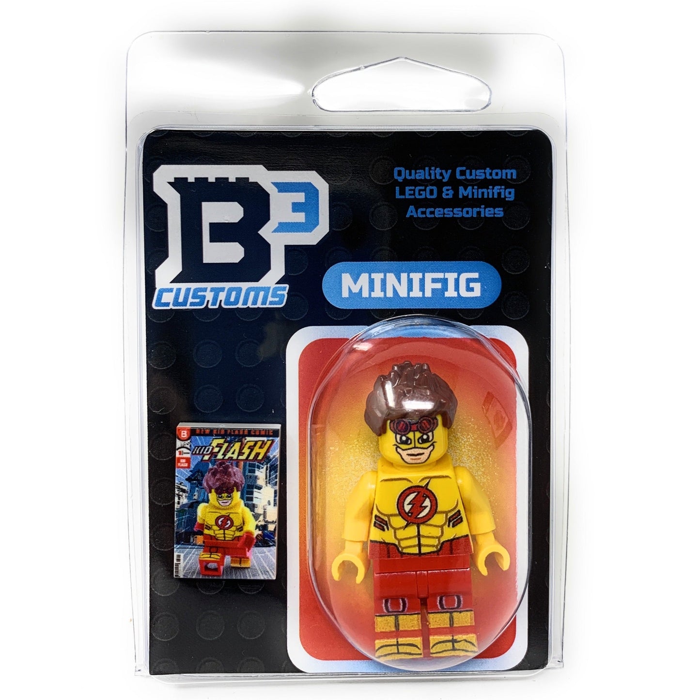 Kid Flash - Custom DC Comics Minifig B3 Customs
