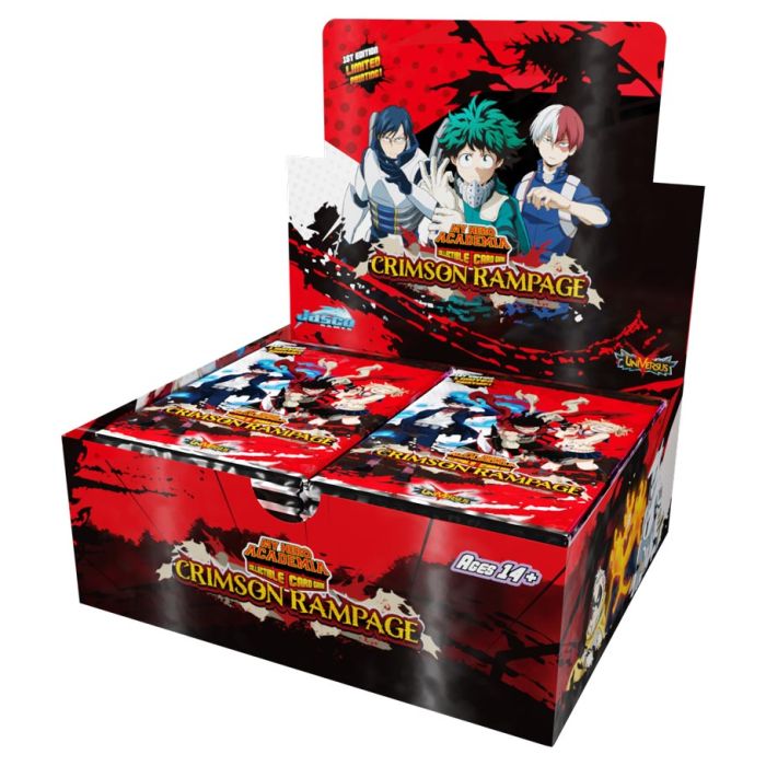 My Hero Academia CCG: Crimson Rampage: Series 2 Booster Display Spoils and Loot