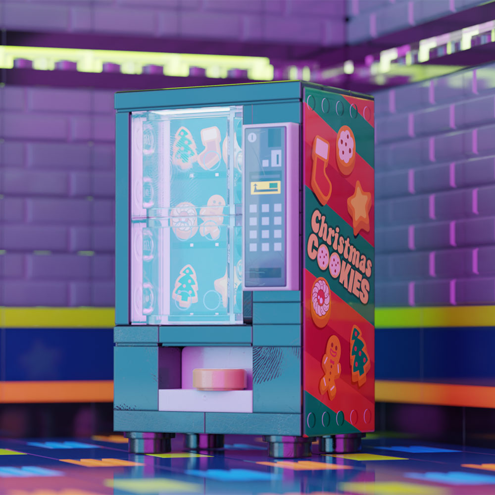 Christmas Cookies Minifig Vending Machine B3 Customs