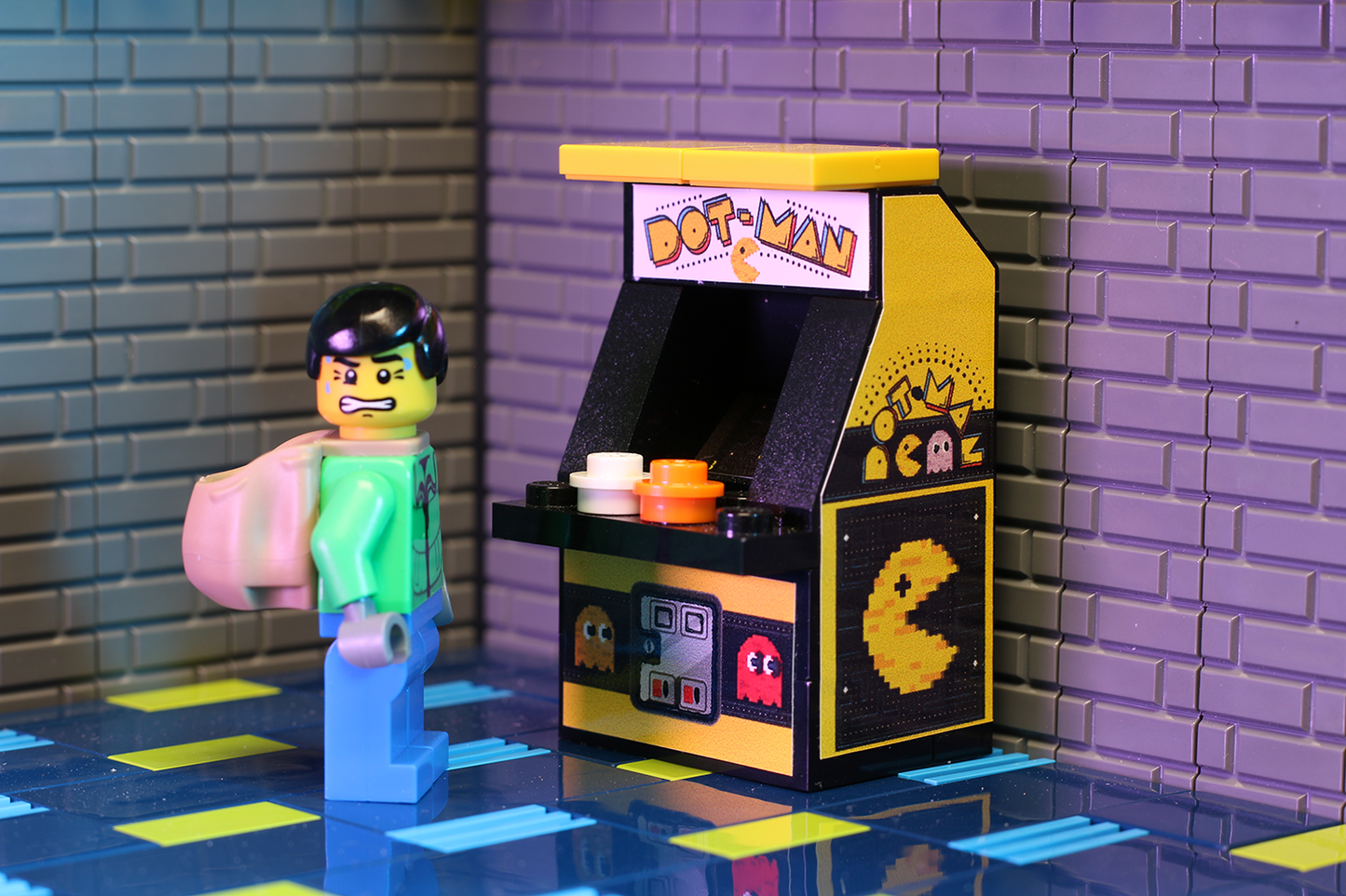 Dot-Man Classic Arcade Machine B3 Customs