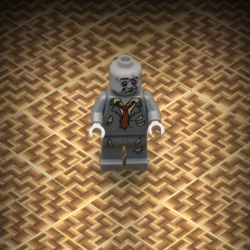 Parquet Flooring - B3 Customs Printed 2x2 Tile B3 Customs