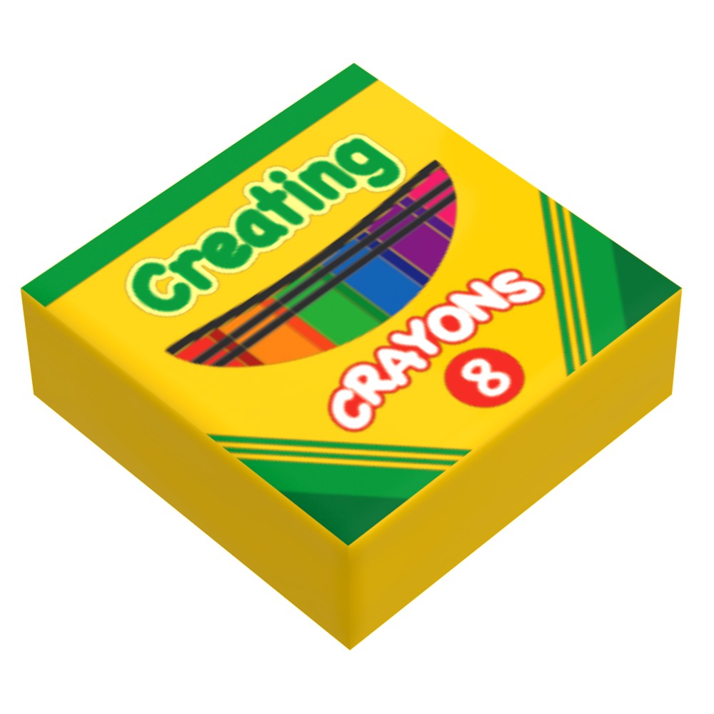B3 Customs® Creating Crayons Small Box (1x1 Tile) B3 Customs