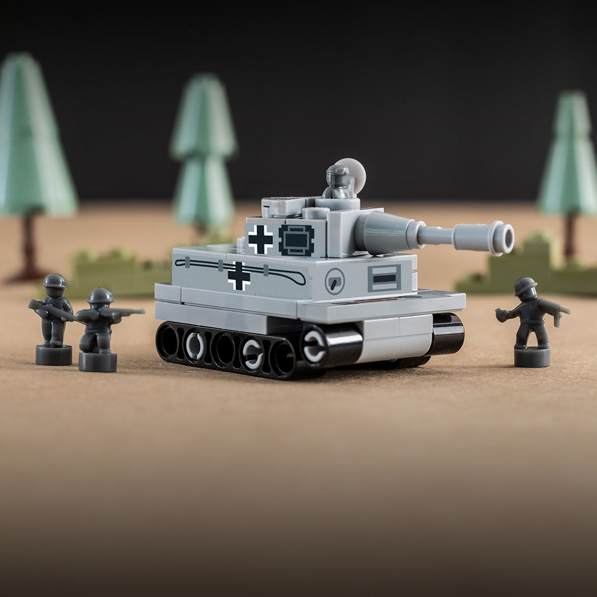 Custom Mini Panzer Tank made using LEGO parts - B3 Customs B3 Customs