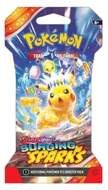 Scarlet & Violet: Surging Sparks - Sleeved Booster Pack Trading Card World