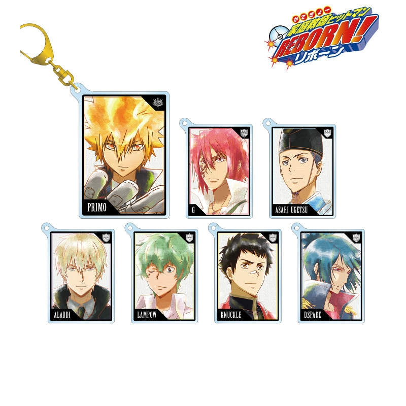 Katekyo Hitman Reborn! Trading Ani-Art aqua label Two Sides Acryl Key Chain Ver. B Blind Box (1 Blind Box) Super Anime Store