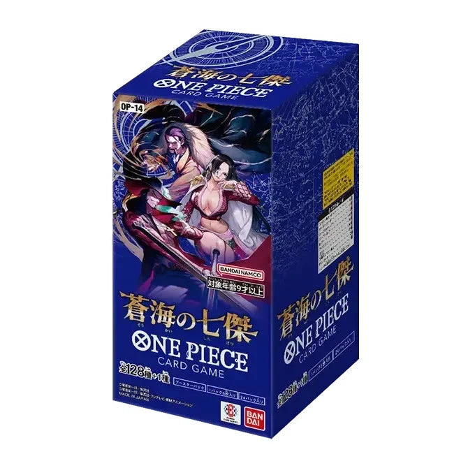 (Japanese) One Piece TCG: The Azure Sea's Seven OP-14 Booster Box Spoils and Loot