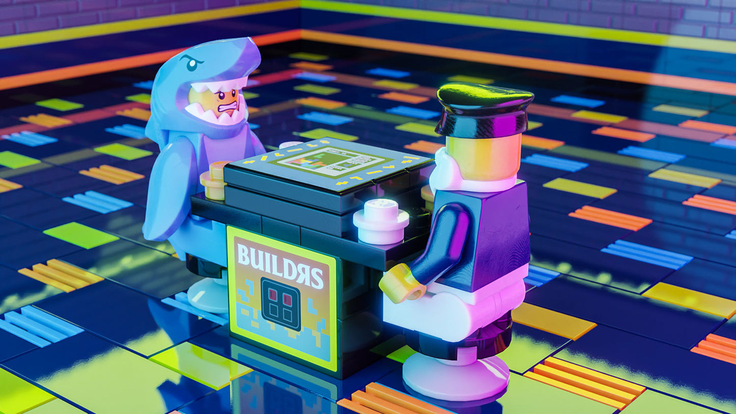 Buildᴙs 2-Player Classic Arcade made using LEGO parts - B3 Customs B3 Customs